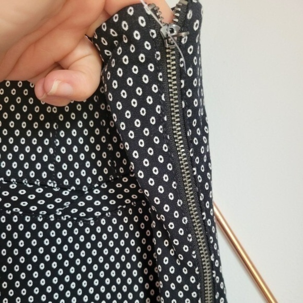 Anthropologie NEW The Essential Slim Black Dot Trouser Pants Womens SZ 14 Career - Picture 6 of 11